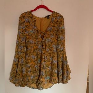 Forever 21 Floral Romper